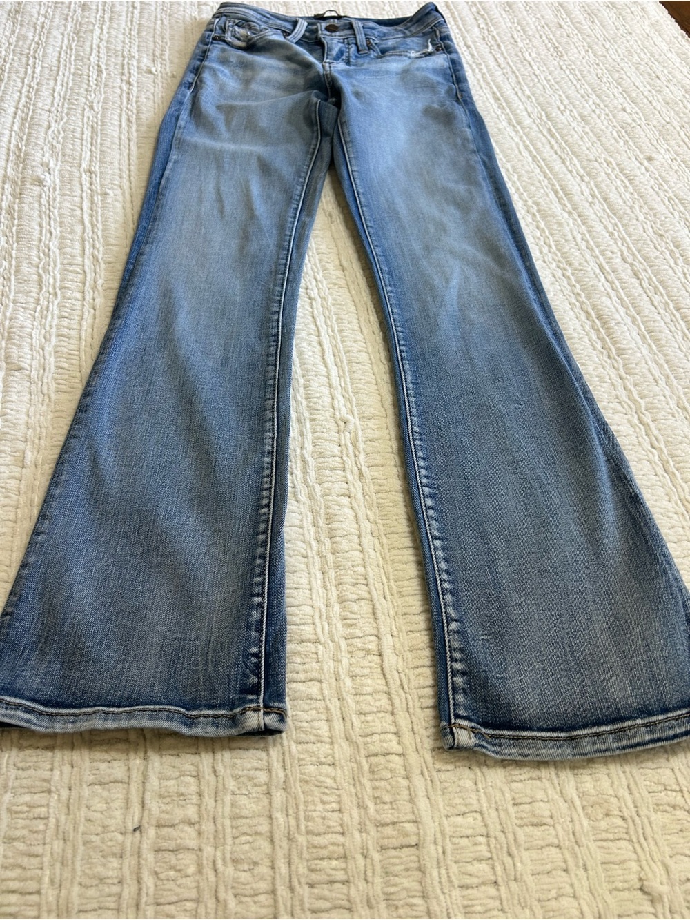 Buckle Light Blue Boot Cut Jeans
